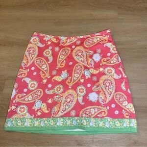 Harolds Pink Paisley Print mini Skort